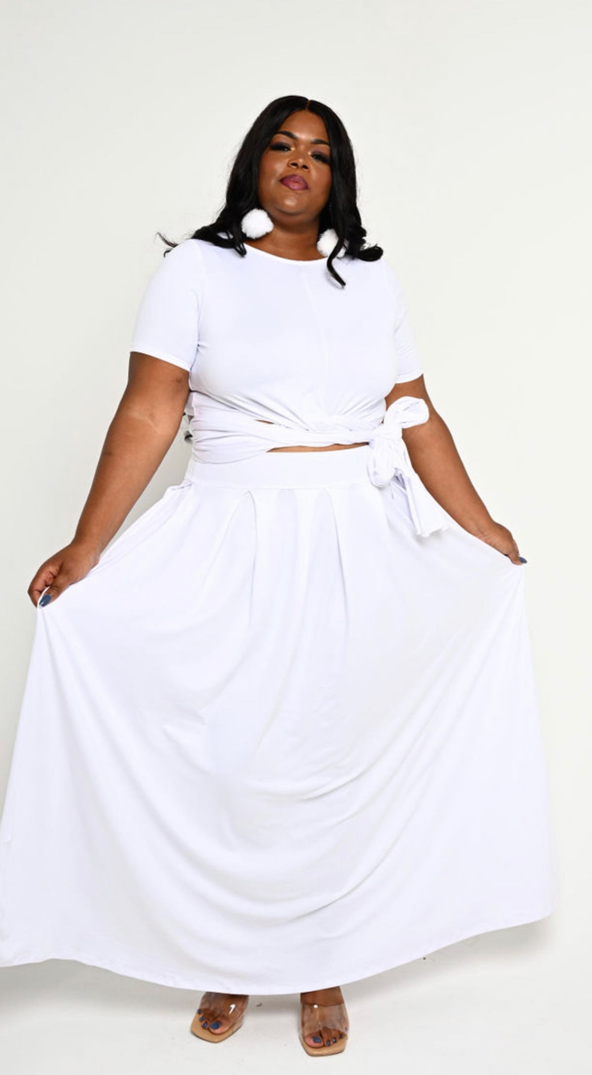 Simplicity Best Skirt Set (White)