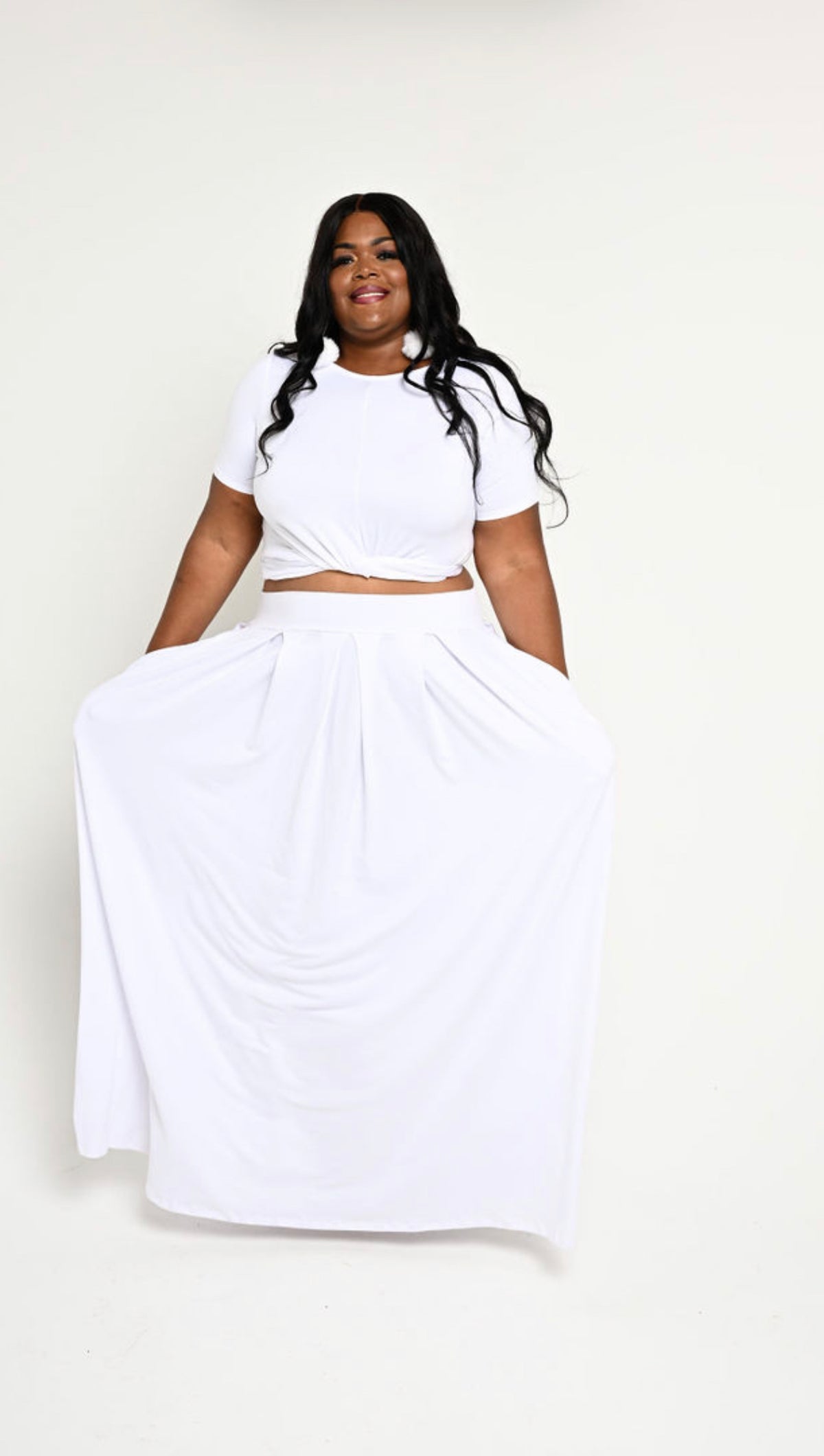 Simplicity Best Skirt Set (White)