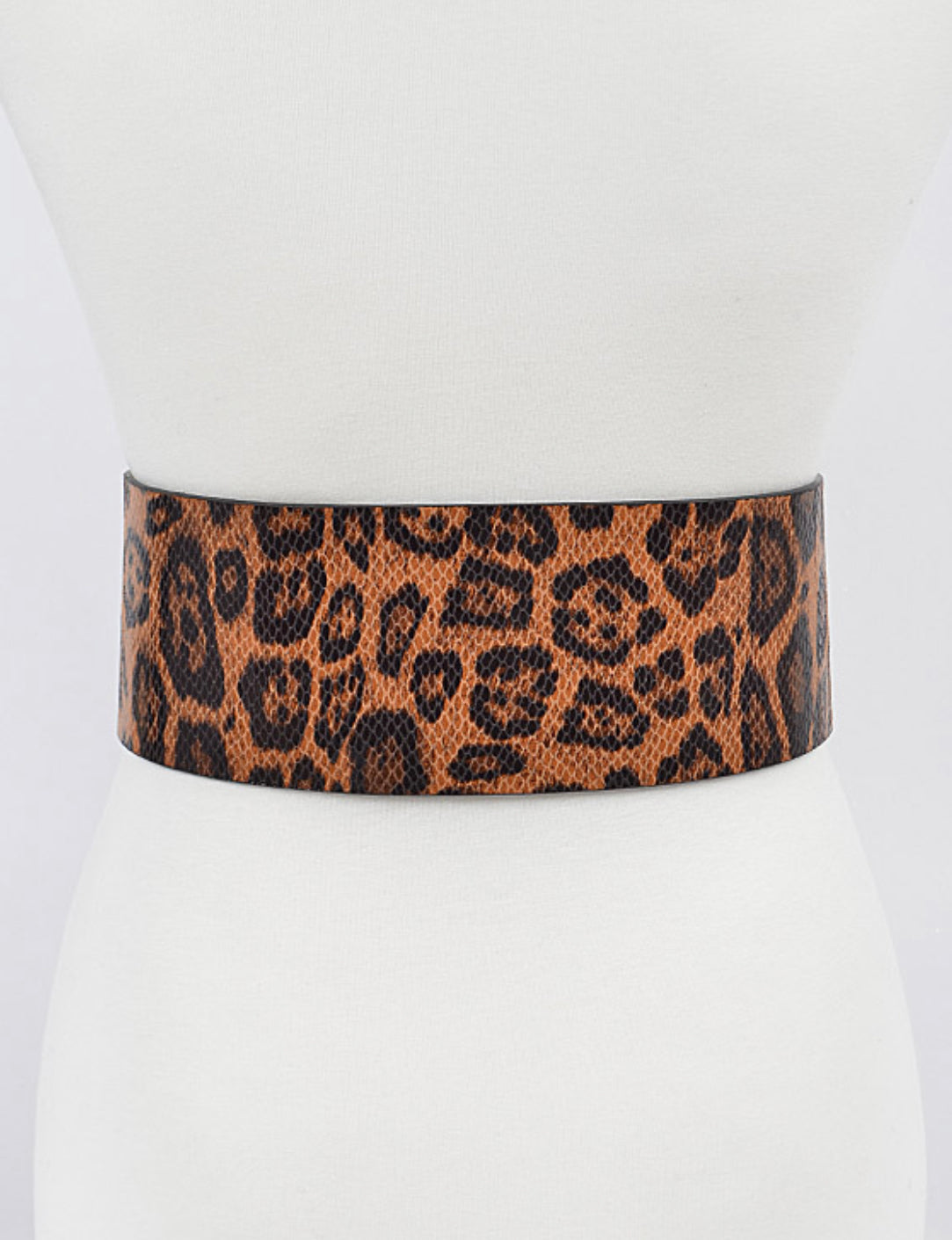 Leopard Thick Skin Belt