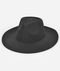 Faux Wool Fedora Hat