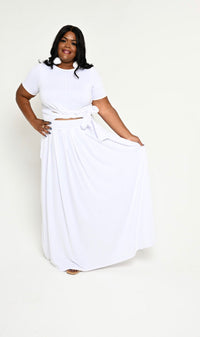 Simplicity Best Skirt Set (White)