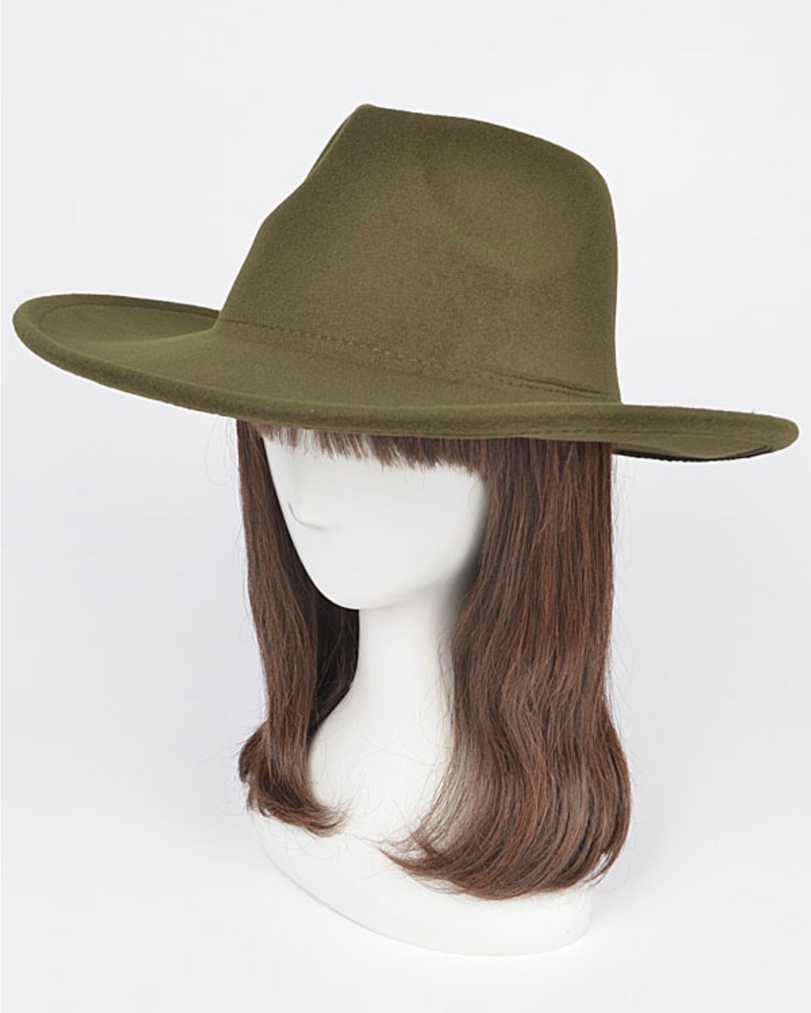 Faux Wool Fedora Hat